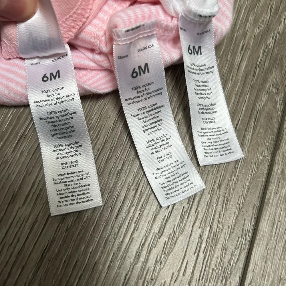 CARTERS 3PC POLAR BEAR LONG SLEEVE SHIRT BODYSUIT PANTS OUTFIT 6MO